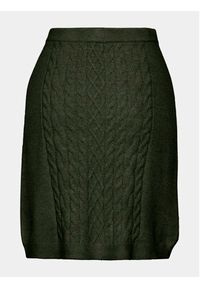 Cream Spódnica mini Crdela Knit 10611918 Zielony Shaped Fit. Kolor: zielony. Materiał: wiskoza #3