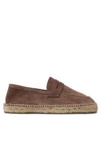 Manebi Espadryle Loafers Espadrilles M 2.9 L0 Brązowy. Kolor: brązowy. Materiał: skóra, zamsz