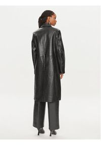 Calvin Klein Płaszcz przejściowy K20K207081 Czarny Oversize. Kolor: czarny. Materiał: skóra #3
