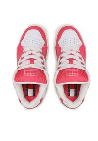 Tommy Jeans Sneakersy Skate Sneaker EN0EN02129 Różowy. Kolor: różowy. Materiał: skóra. Sport: skateboard #5