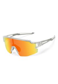 ROCKBROS - Okulary rowerowe Rockbros dla dzieci, polaryzacyjne, z ochroną UV. Kolor: szary. Sport: narciarstwo, bieganie, kolarstwo