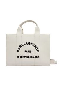 Karl Lagerfeld - KARL LAGERFELD Torebka B1W30041 Biały. Kolor: biały. Materiał: skórzane #4