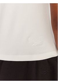 Reebok T-Shirt RK25309CCW Biały Slim Fit. Kolor: biały. Materiał: bawełna #3