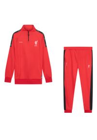 LIVERPOOL FC - Dres piłkarski dla dorosłych Liverpool 22/23. Kolor: czerwony. Materiał: dresówka. Sport: piłka nożna