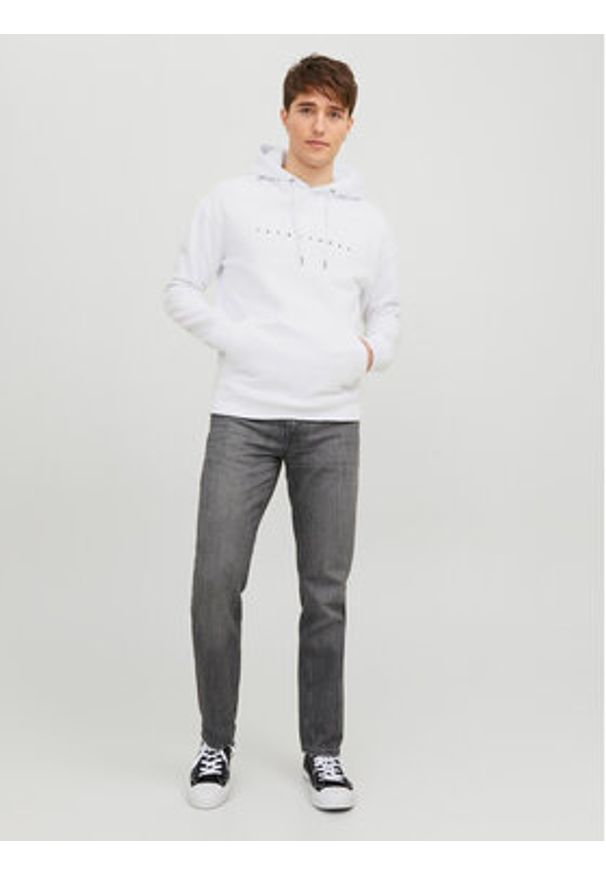 Jack & Jones Bluza 12233972 Biały Relaxed Fit. Kolor: biały. Materiał: syntetyk, bawełna