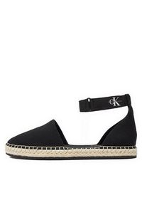Calvin Klein Jeans Espadryle Ankle Espadrille Btw YW0YW01027 Czarny. Kolor: czarny. Materiał: materiał #3