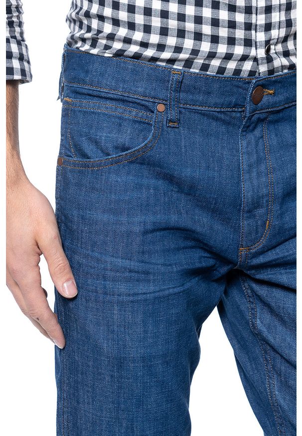 Wrangler - SPODNIE MĘSKIE WRANGLER GREENSBORO DARK BREEZE W15Q17602 112126826