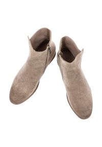 Beżowe Botki Vinceza Eleganckie Obuwie Damskie. Okazja: na co dzień. Zapięcie: zamek. Kolor: beżowy. Szerokość cholewki: normalna. Wzór: gładki, aplikacja. Wysokość cholewki: przed kostkę. Materiał: materiał. Sezon: wiosna, jesień. Obcas: na obcasie. Styl: elegancki #2