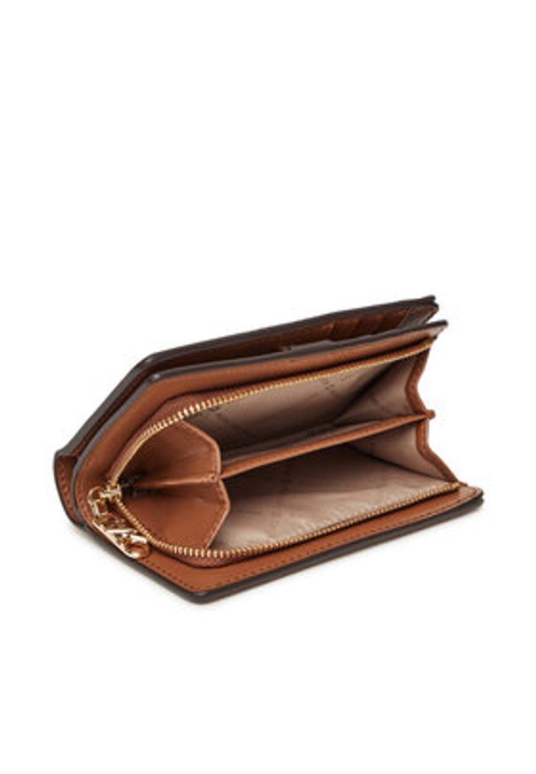 MICHAEL Michael Kors Duży Portfel Damski 32R4G8ED6L Brązowy. Kolor: brązowy. Materiał: skóra