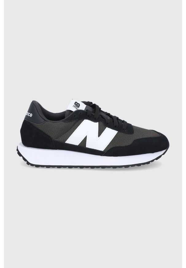 New Balance sneakersy MS237CC kolor czarny. Nosek buta: okrągły. Zapięcie: sznurówki. Kolor: czarny. Materiał: guma