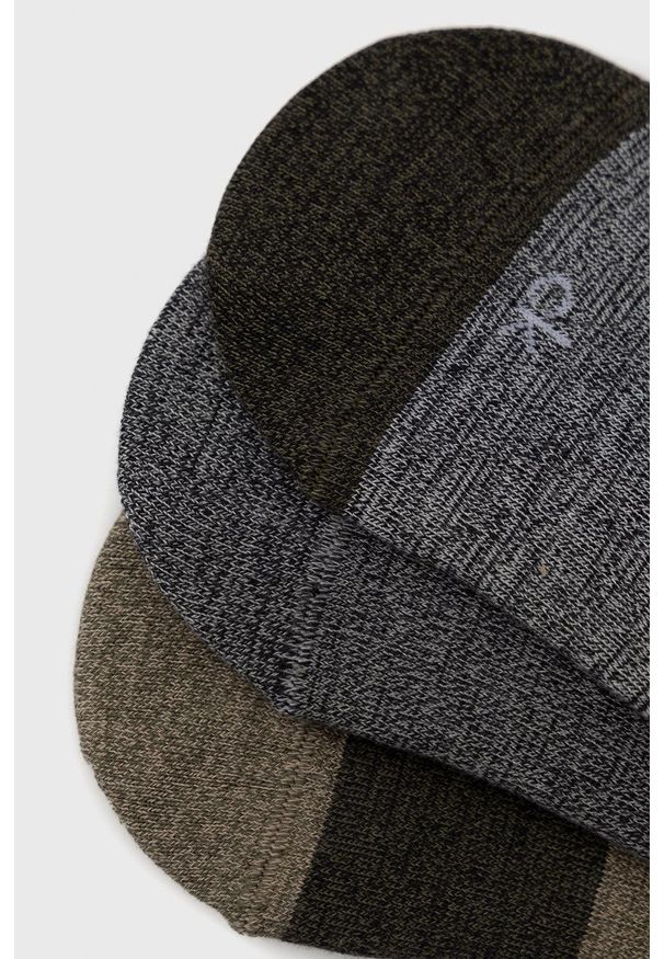 Calvin Klein Skarpetki (3-pack) kolor zielony. Kolor: zielony. Materiał: bawełna