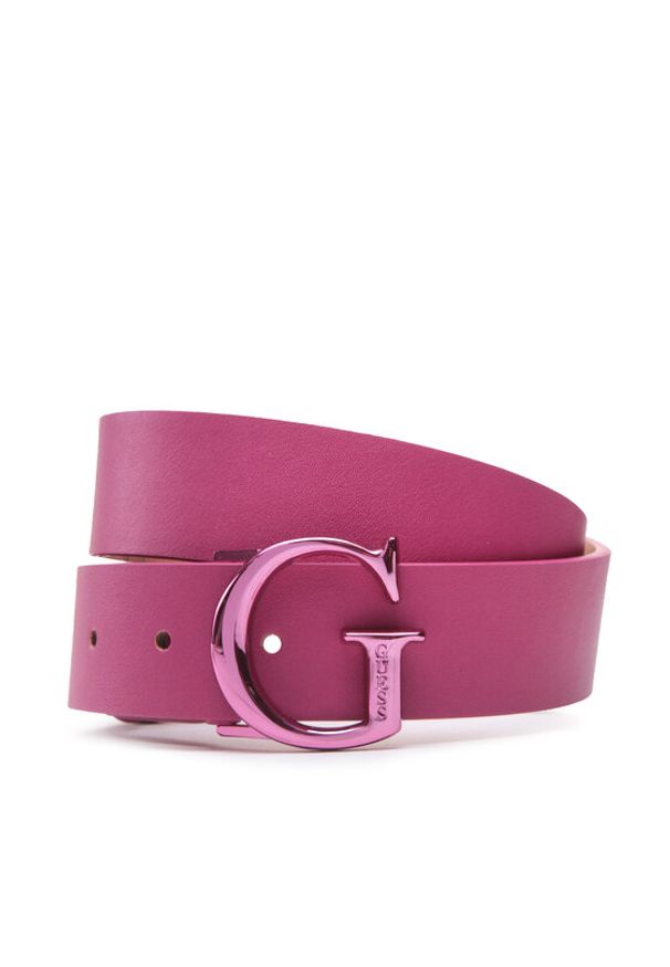 Guess Pasek Damski Not Coordinated Belts BW7798 VIN35 Różowy. Kolor: różowy. Materiał: skóra