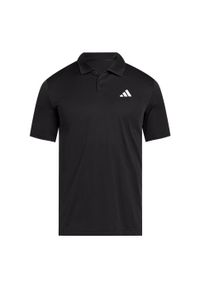 Adidas - Koszulka Club Tennis Polo. Typ kołnierza: polo. Kolor: czarny. Materiał: dzianina