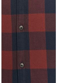 Jack & Jones - Koszula bawełniana. Typ kołnierza: kołnierzyk klasyczny. Kolor: czerwony. Materiał: bawełna. Długość rękawa: długi rękaw. Długość: długie. Styl: klasyczny #4