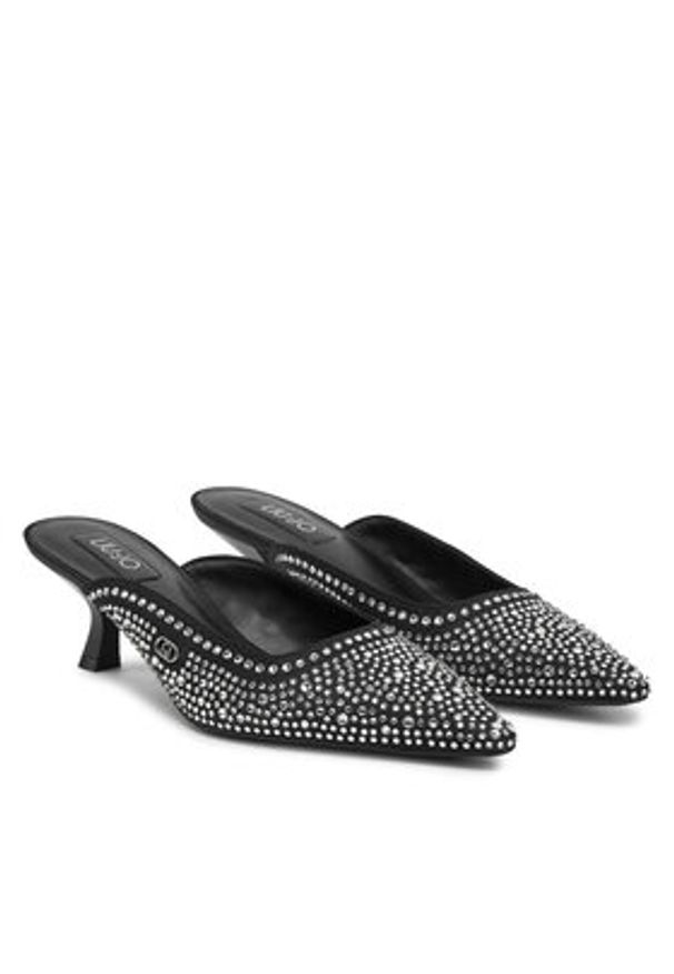 Liu Jo Klapki Gemy 03 SA5055 TX001 Czarny. Kolor: czarny. Materiał: materiał