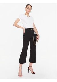 Elisabetta Franchi Jeansy PJ-89S-31E2-V250 Czarny Flare Fit. Kolor: czarny #4