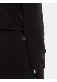 Liu Jo Sport Spodnie dzianinowe TF5041 MS75L Czarny Regular Fit. Kolor: czarny. Materiał: syntetyk #3