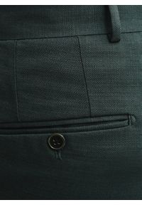 Pako Lorente - PAKO LORENTE - Zielone spodnie ganiturowe. Kolor: zielony. Materiał: poliester, wiskoza, elastan. Wzór: gładki. Styl: młodzieżowy, elegancki #5