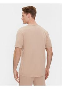 Hugo T-Shirt Diragolino212 50447978 Beżowy Regular Fit. Kolor: beżowy. Materiał: bawełna #4