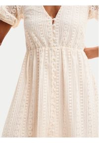 Desigual Sukienka letnia Ottawa 24SWVW05 Biały Regular Fit. Kolor: biały. Materiał: bawełna. Sezon: lato