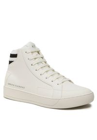 Armani Exchange Sneakersy XUZ054 XV783 N480 Écru. Materiał: skóra