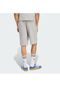 Adidas - adidas Szorty sportowe Essentials Trefoil JW8624 Szary Regular Fit. Kolor: szary. Materiał: bawełna. Styl: sportowy #2