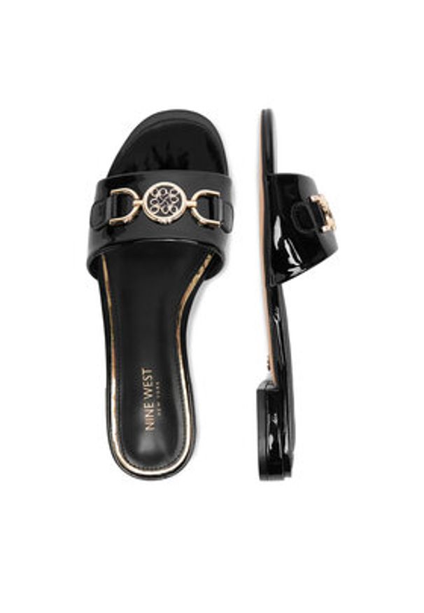 Nine West Klapki CEO-LS6445-01 Czarny. Kolor: czarny. Materiał: materiał