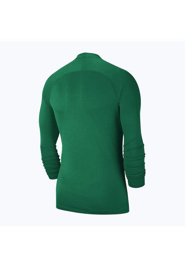 Longsleeve termoaktywny dziecięcy Nike Dri-FIT Park First Layer. Kolor: zielony. Długość rękawa: długi rękaw. Technologia: Dri-Fit (Nike). Sport: piłka nożna