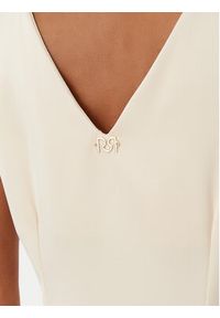 Rinascimento Sukienka koktajlowa CFC0122928003 Beżowy Regular Fit. Kolor: beżowy. Materiał: syntetyk. Styl: wizytowy #4