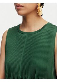 Weekend Max Mara Sukienka codzienna Ricordo 2615621022 Zielony Regular Fit. Okazja: na co dzień. Kolor: zielony. Materiał: bawełna. Typ sukienki: proste. Styl: casual #4