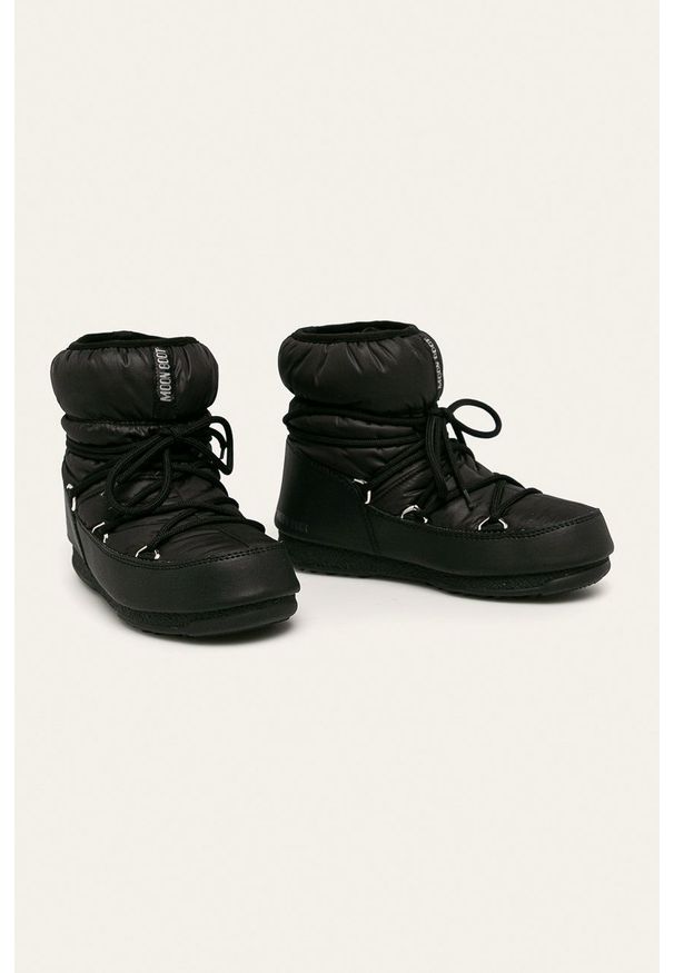Moon Boot - Śniegowce Low Nylon Wp 2. Zapięcie: sznurówki. Kolor: czarny. Materiał: nylon