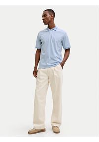 Jack & Jones Polo Blualves 12274681 Błękitny Regular Fit. Typ kołnierza: polo. Kolor: niebieski. Materiał: bawełna #7