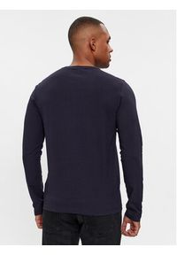 Calvin Klein Longsleeve K10K112725 Granatowy Slim Fit. Kolor: niebieski. Materiał: bawełna. Długość rękawa: długi rękaw #3