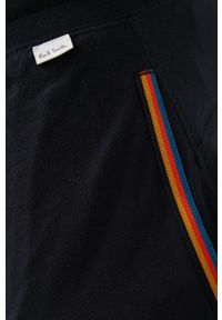 Paul Smith Spodnie bawełniane męskie kolor czarny gładkie. Kolor: czarny. Materiał: bawełna. Wzór: gładki #4