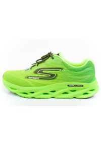 skechers - Buty sportowe męskie Skechers Go Run. Kolor: zielony. Sport: bieganie