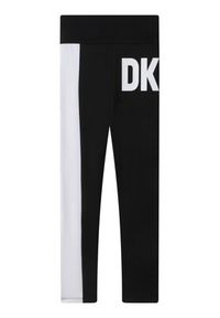 DKNY Legginsy D34A81 S Czarny Regular Fit. Kolor: czarny. Materiał: syntetyk #3