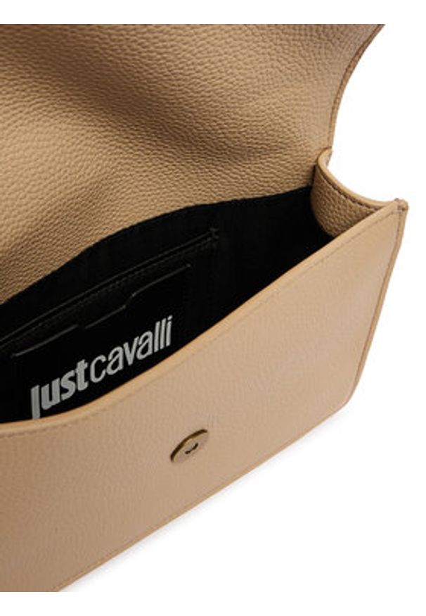 Just Cavalli Torebka 80RA4BF4 ZSB81 Beżowy. Kolor: beżowy. Materiał: skórzane