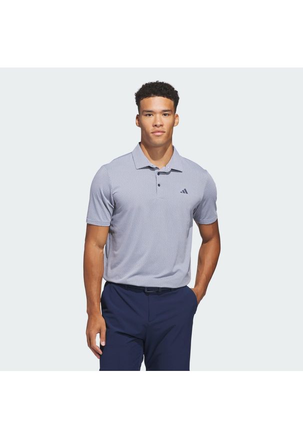 Adidas - Koszulka Polo Performance Textured. Typ kołnierza: polo. Kolor: niebieski, wielokolorowy, biały. Styl: sportowy