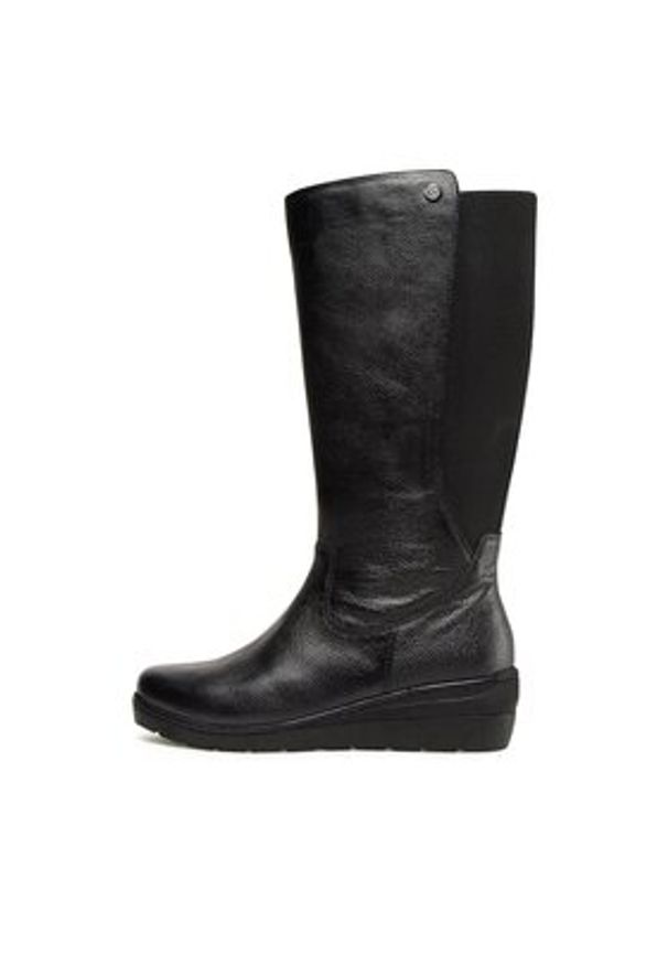 Go Soft Kozaki WI23-WARUNA-06 Czarny. Kolor: czarny. Materiał: skóra