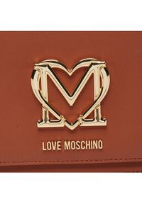 Love Moschino - LOVE MOSCHINO Torebka JC4285PP0IKJ122A Brązowy. Kolor: brązowy. Materiał: skórzane #4