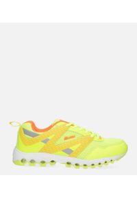 Casu - żółte buty sportowe sznurowane casu b2033-12. Kolor: żółty