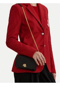 Lauren Ralph Lauren - LAUREN RALPH LAUREN Torebka 432966784008 Czarny. Kolor: czarny. Materiał: skórzane #1