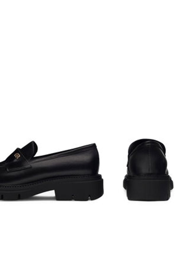 Gino Rossi Loafersy GRACE-I23-26372PE Czarny. Kolor: czarny. Materiał: skóra