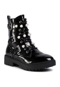 DeeZee Trapery WS5017-05 Czarny. Kolor: czarny. Materiał: skóra #1