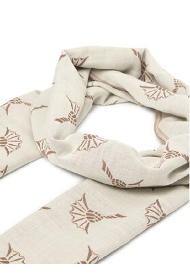 JOOP! Szal Feris 30022561 Beżowy. Kolor: beżowy. Materiał: wiskoza