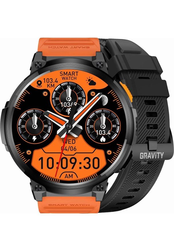 Smartwatch Gravity Zegarek męski SMARTWATCH GRAVITY GT23-3. Rodzaj zegarka: smartwatch