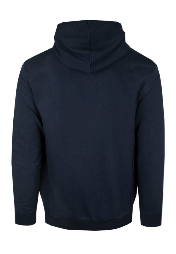 Pako Jeans - Męska Bluza Dresowa z Kapturem - PAKO JEANS - Granatowa. Typ kołnierza: kaptur. Kolor: niebieski. Materiał: bawełna. Styl: klasyczny