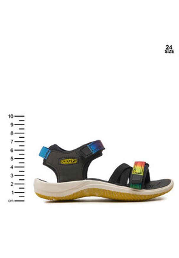 keen - Keen Sandały Verano 1024825 Czarny. Kolor: czarny. Materiał: materiał