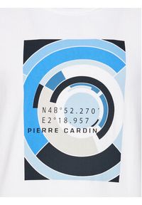 Pierre Cardin T-Shirt 21050/000/2101 Biały Modern Fit. Kolor: biały. Materiał: bawełna #3