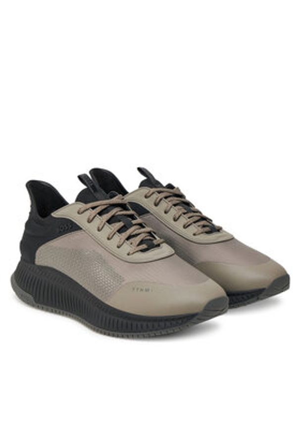 BOSS Sneakersy TTNM EVO 50536488 Zielony. Kolor: zielony. Materiał: materiał